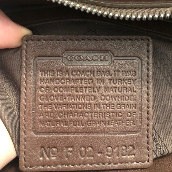 Vintage Coach Brown Leather Satchel - Picture 7 of 7